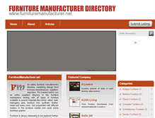 Tablet Screenshot of furnituremanufacturer.net